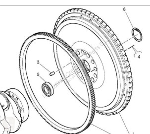 Volant moteur / carter Renault