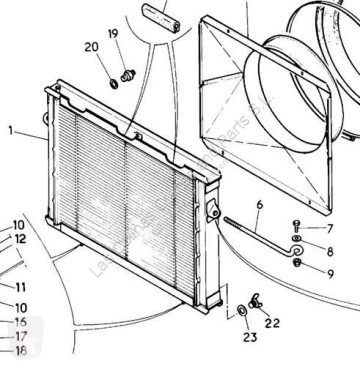 Radiateur d'eau Renault