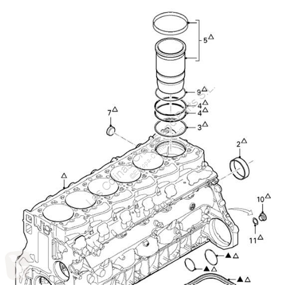 Vrachtwagenonderdelen DAF Bloc-moteur AZ-1132...