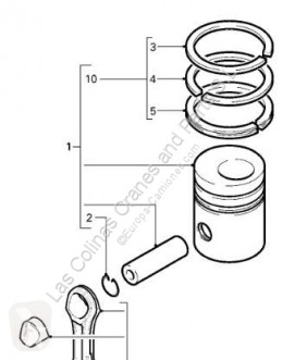 Cylindre et piston DAF