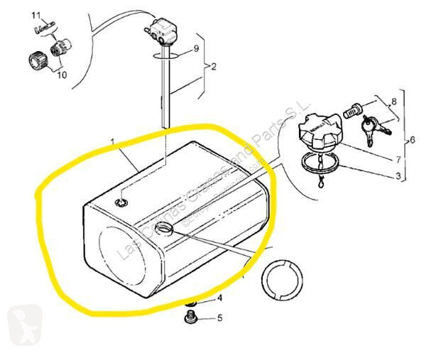 Reservedele til lastbil Renault Réservoir de...