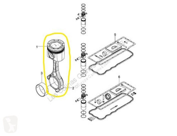 Cylinder och kolv MAN
