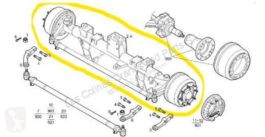 Transmission essieu Iveco