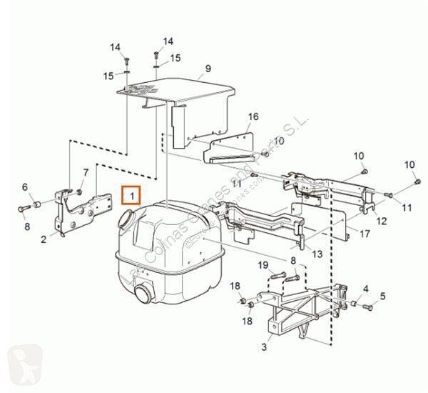 Vrachtwagenonderdelen Scania Pot d'échappement...