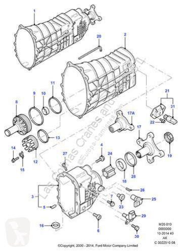 Boîte de vitesse Ford