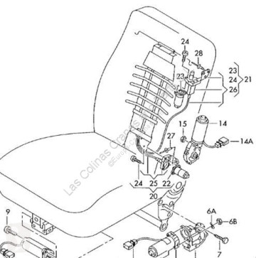 Volkswagen Siège Delantero Derecho pour voiture Golf IV Variant (1J5)