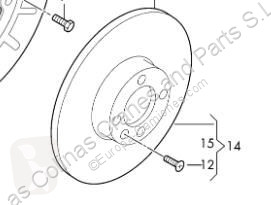Repuestos para camiones Volkswagen Disque de...