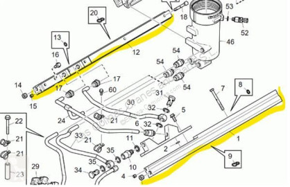 Conduite de carburant Scania