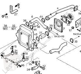 Pièces poids lourds Iveco Radiateur de...