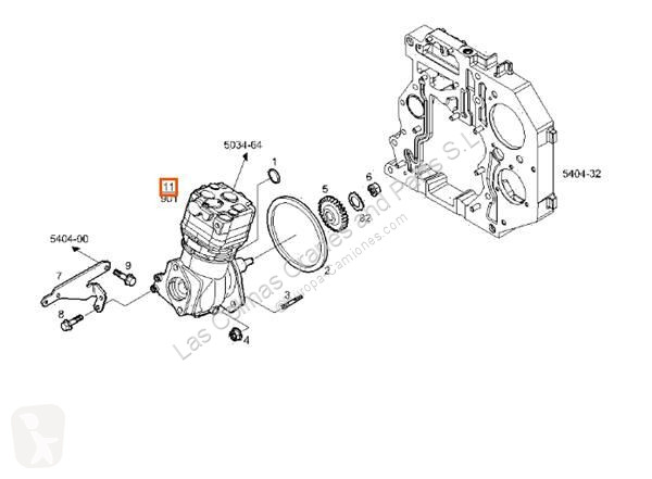 Pièces poids lourds Iveco Compresseur...