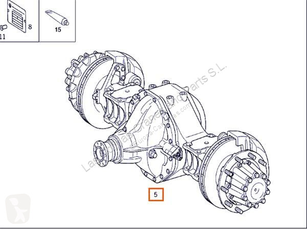 Reservedele til lastbil Essieu moteur...