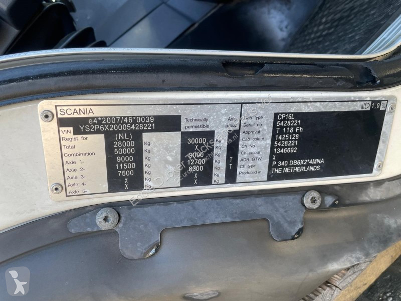قطع غيار الآليات الثقيلة Scania CABIN CP16-...
