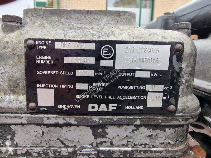 Náhradní díly pro kamiony DAF DKX 1160