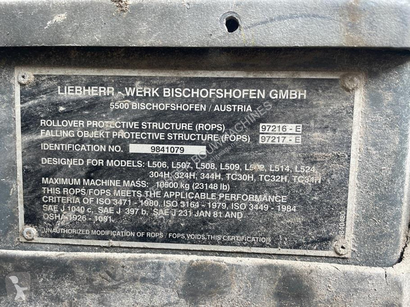 Запчасти для грузовика Liebherr L514...