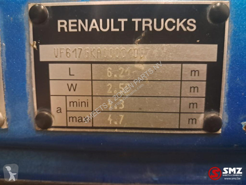 قطع غيار الآليات الثقيلة Renault Occ Cabine...