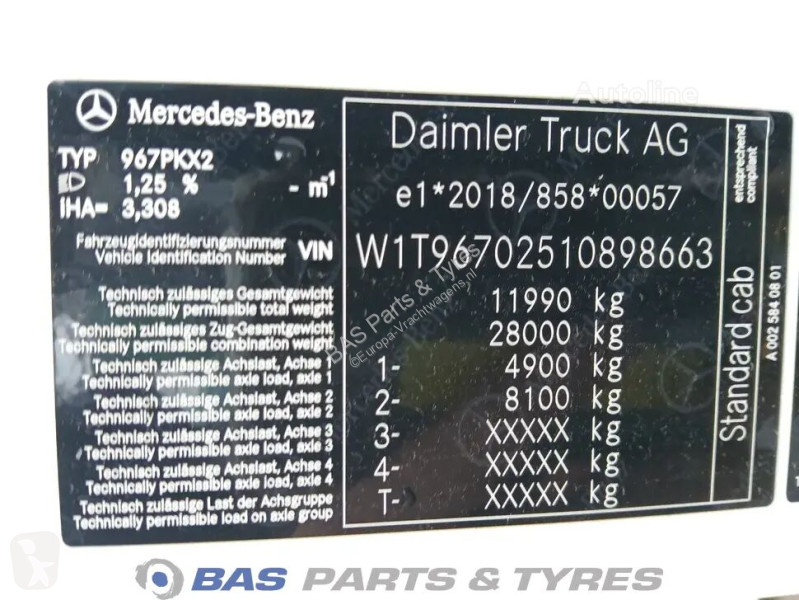 Vrachtwagenonderdelen Mercedes