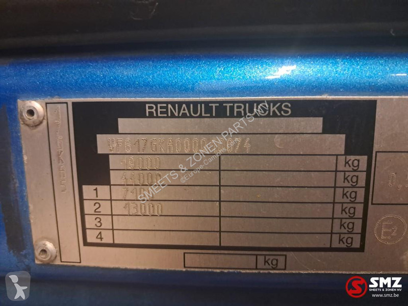 قطع غيار الآليات الثقيلة Renault Occ Cabine...