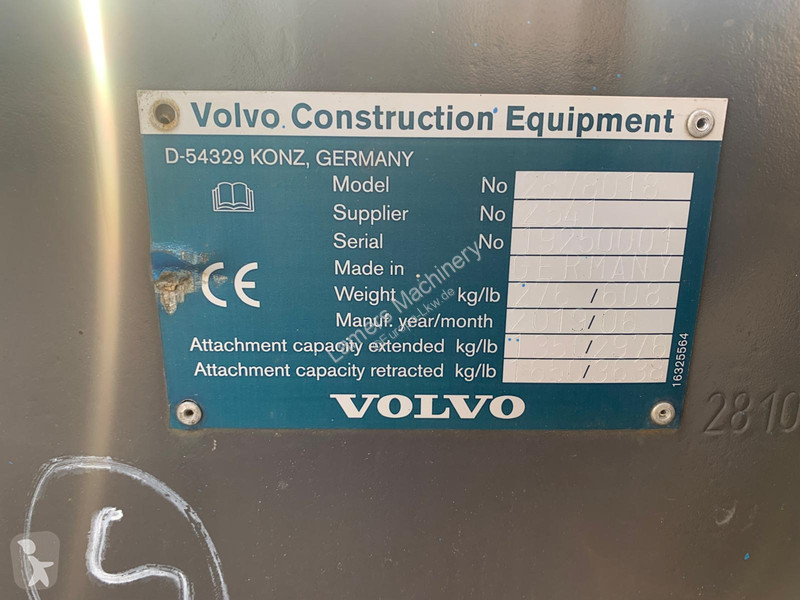 Equipamientos maquinaria OP Volvo 2878018