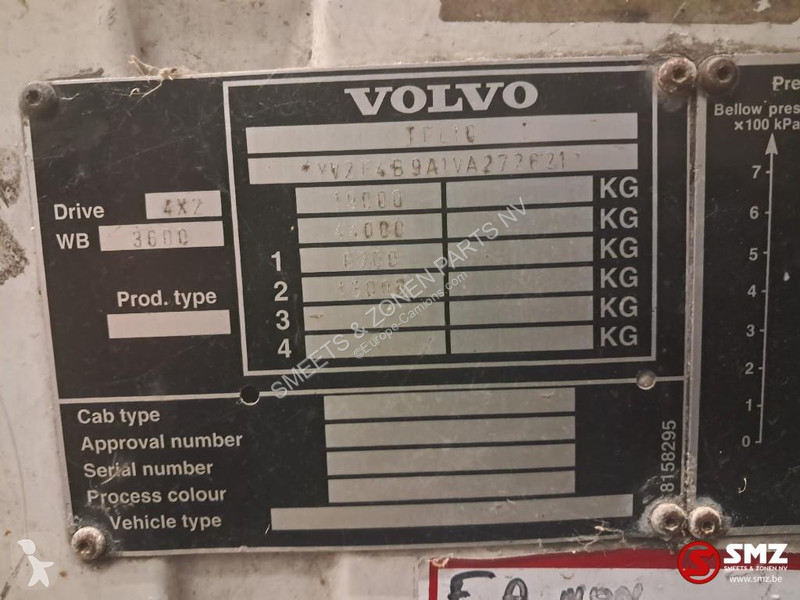 قطع غيار الآليات الثقيلة Volvo Occ Cabine Volvo