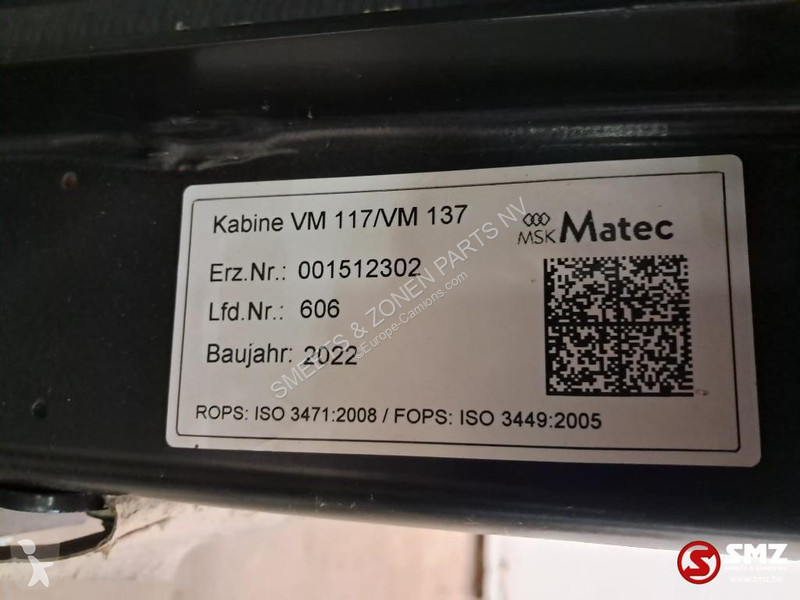 Repuestos para camiones JCB Cabine VM117/137 JCB