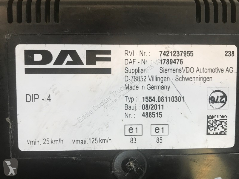 Pièces poids lourds DAF 1789476-1929007...