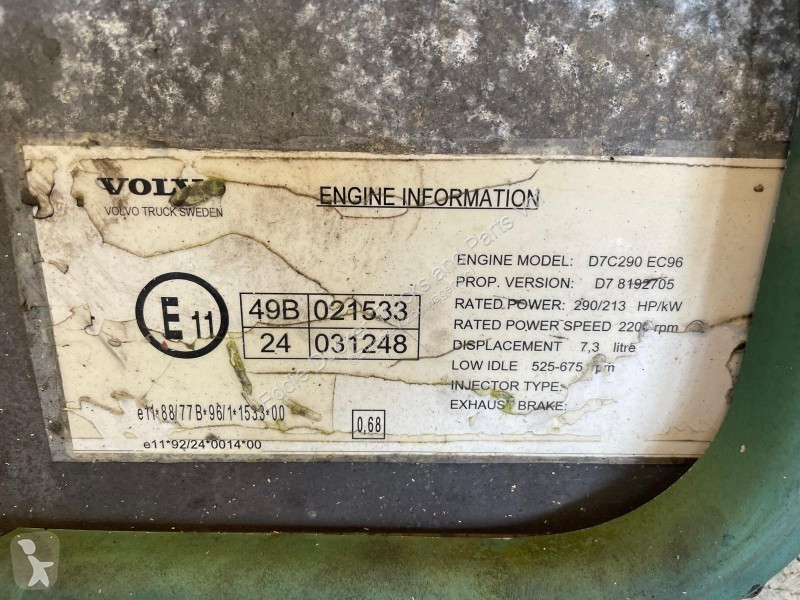 Vrachtwagenonderdelen Volvo D7C290 MOTORMANAGMENT