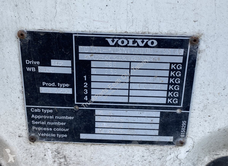 Reservdelar lastbilar Volvo FL7 (01.85-1298)