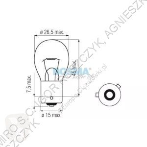 Запчасти для грузовика Mercedes 24V 21W BULB...