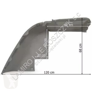 Teherautó-alkatrészek  LH INNER MUDGUARD TRIM