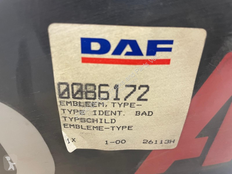 Peças pesados DAF 0086172 EMBLEEM (ALS NIEUW)