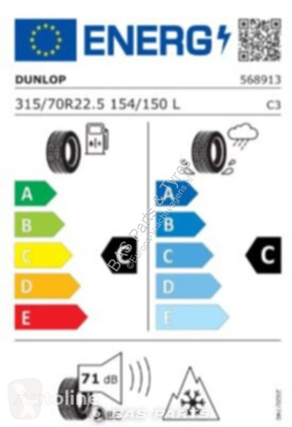 Reservdelar lastbilar Dunlop 315/70R22.5 SP446...