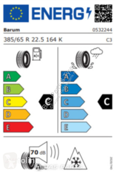 Reservdelar lastbilar Barum 385/65R22.5 BT300 R...