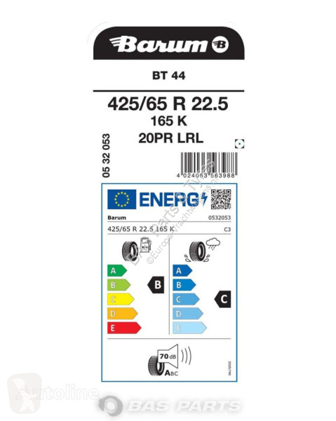 Reservdelar lastbilar Barum 425/65R22.5 BT44 165 K