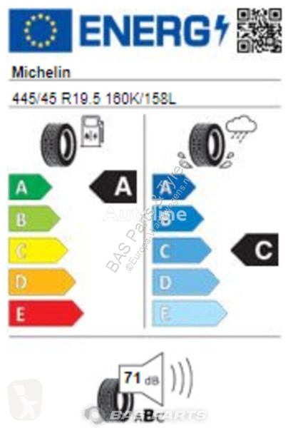 Reservdelar lastbilar Michelin 445/45R19.5 X...