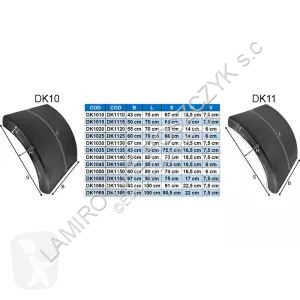 قطع غيار الآليات الثقيلة Garde-boue 650MM...