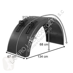 Reservdelar lastbilar Garde-boue 670MM (WITH...