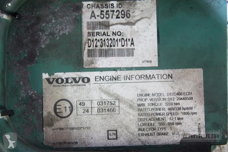 Reservdelar lastbilar Volvo Engines & Parts...