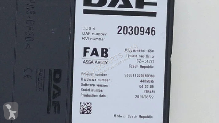 Pièces poids lourds DAF Electrical System CDS-4...