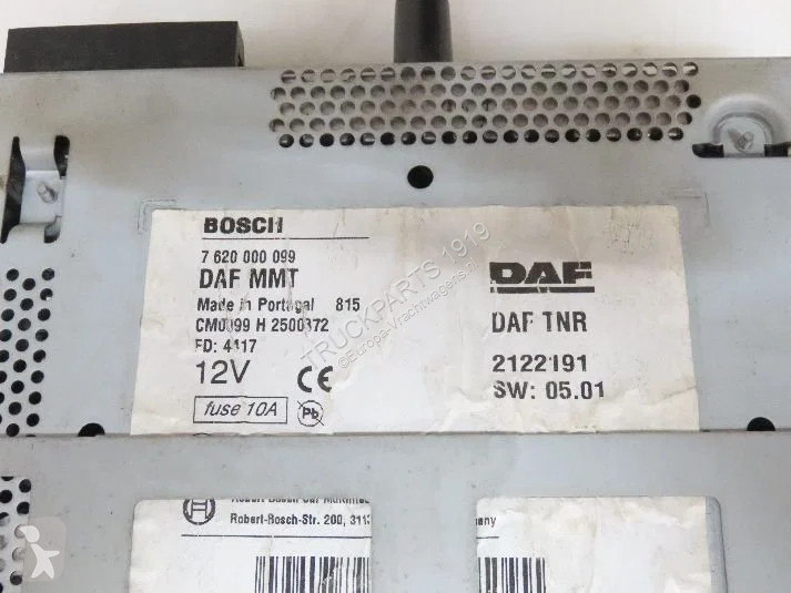 Запчасти для грузовика DAF 2122191 Radio navigatie