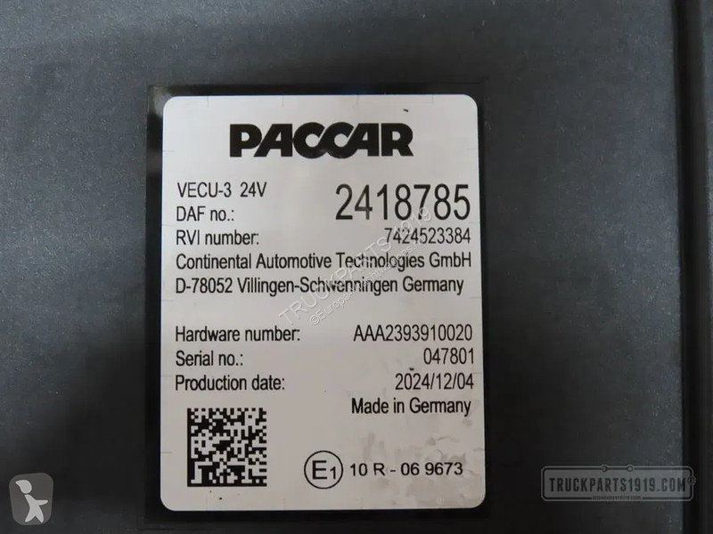 Pièces poids lourds DAF 24187 VECU Regeleenheid