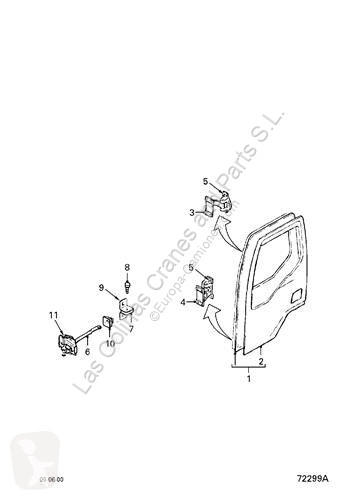 قطع غيار الآليات الثقيلة DAF Porte 1400728 pour...