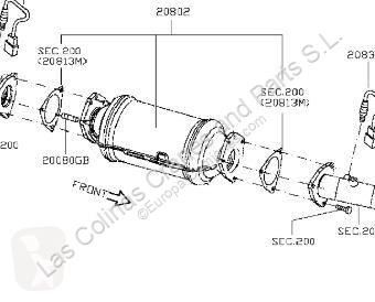 قطع غيار الآليات الثقيلة Nissan Catalyseur...
