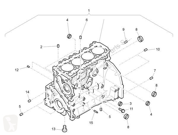 قطع غيار الآليات الثقيلة Renault Bloc-moteur...