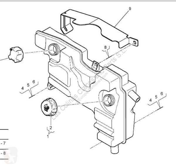 قطع غيار الآليات الثقيلة Renault Réservoir...