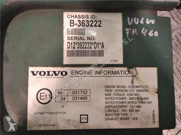 قطع غيار الآليات الثقيلة Volvo Unité de...
