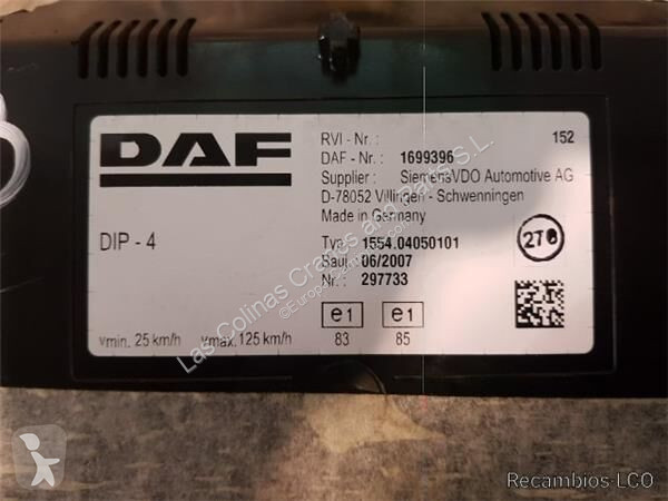 قطع غيار الآليات الثقيلة DAF Tableau de bord...