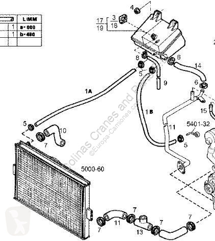 قطع غيار الآليات الثقيلة Iveco Réservoir...