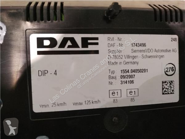 قطع غيار الآليات الثقيلة DAF Tableau de bord...