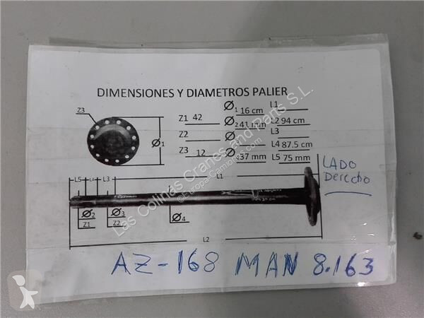 قطع غيار الآليات الثقيلة MAN Palier 81355020056...