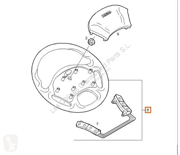 قطع غيار الآليات الثقيلة Iveco Volant 504000980...